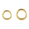 14k Gold Jumbo Push Gate Enhancer 15mm Charm Holder Ring