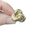 14k Gold Modern Knot Ring – Organic Statement Ring