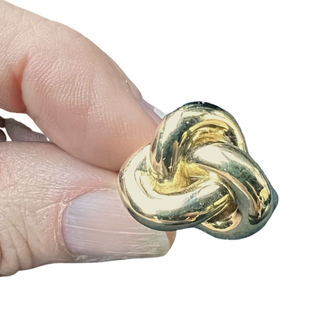 14k Gold Modern Knot Ring – Organic Statement Ring