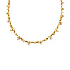 14K Gold Triple Diamond Cluster Tennis Necklace, 16” + 2” Extender, 4.06ct Diamond Choker