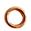 14k Gold Jumbo Push Gate Enhancer 15mm Charm Holder Ring