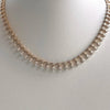 14K Gold Graduated Pear-Cut Diamond Drop Necklace – 2.56ct Statement Tennis Necklace