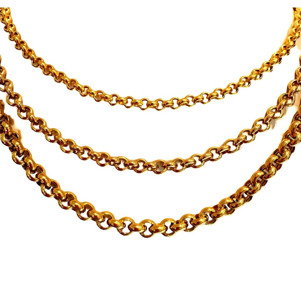 The Classic 14K Gold Rolo Chain
