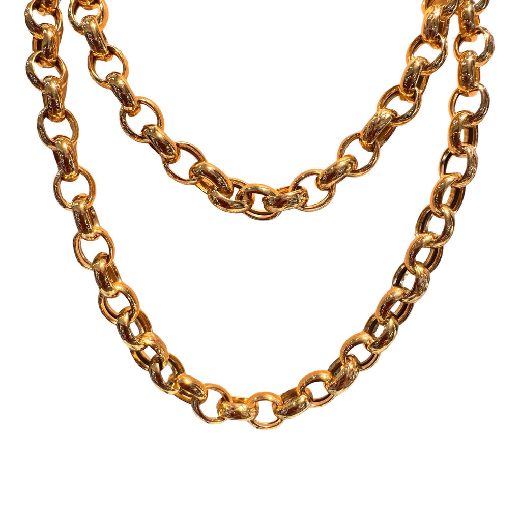 14k Gold Rolo Chain Necklace – 6.5mm