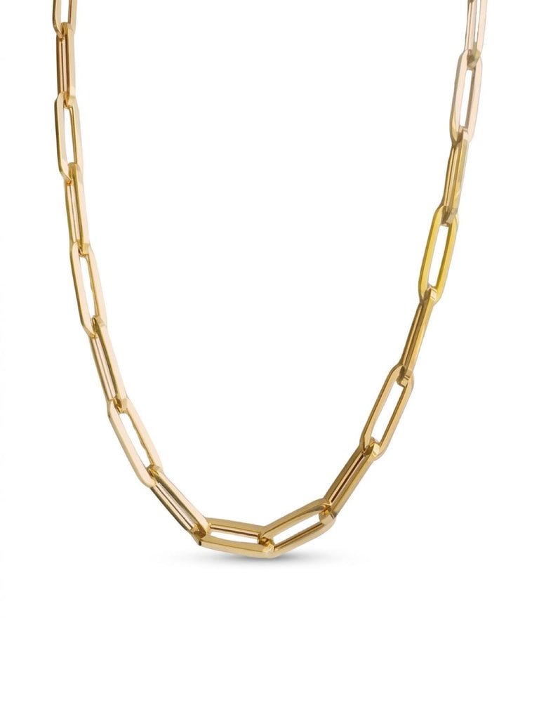 The Perfect Paperclip Chain – 14K Gold, 20 Inch
